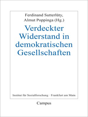 cover image of Verdeckter Widerstand in demokratischen Gesellschaften